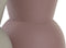 Vaas DKD Home Decor 17 x 17 x 40,5 cm Beige Roze Ijzer (2 Stuks)