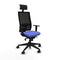 Bureaustoel met hoofdsteun Piqueras y Crespo 1D066N1 Licht Blauw