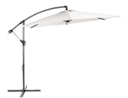 Lifa Garden Hangende Parasol Ø 300 cm Crème – Inclusief Beschermhoes