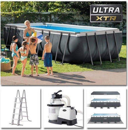 Intex Ultra XTR Rechthoekig Frame Pool 549x274x132 cm incl. accessoires - ZwemDeluxe