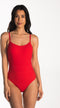 CYELL Scarlett - Dames Badpak Voorgevormd - Hooggesloten - Rood