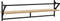 vidaXL - Wandschappen - met - stangen - 2 - st - 100x25x30 - cm - sonoma - eikenkleurig