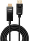 Lindy 40924 - DisplayPort naar HDMI Aansluitkabel - 0.50 m - Zwart