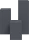 vidaXL - Plantenstands - - - 3-delige - set - in - antraciet - staal