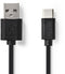 Nedis CCGW60600BK10 - USB-C 2.0 Kabel - 100cm - Zwart