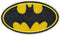 Patch Batman Geel Zwart Polyester