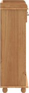 vidaXL - Wijnkast - ASKIM - met - 12 - Flessenhouders - - - Honingbruin - Massief - Hout