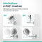 Mirlux Make Up Spiegel - Oplaadbaar - 10X Vergroting - Chroom