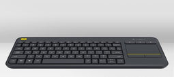 Logitech K400 Plus - Draadloos Toetsenbord - Membraan Qwerty - Zwart