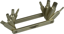 Vwp 8-in-1 Mini Multitool 7 Cm 8 Functies Zwart/zilver