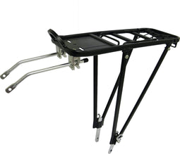 Vwp Bagagedrager Achter Hybride Verstelbaar 26/28 Inch Zwart