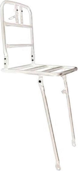 Vwp Bagagedrager voor balhoofdbevestiging aluminium wit