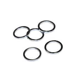 VWP balhoofdtussenring spacer alu 3mm 1" zilver p/5