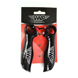 VWP bar-ends kort recht carbon/aluminium zwart