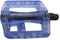 Vwp Bmx pedaal 9/16 inch clear blauw