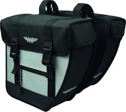 Vwp Dubbele Fietstas Tour 26 Liter Zwart/zilver
