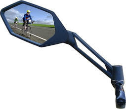 VWP Fietsspiegel E-bike Verstelbaar Links 12 Cm Zwart