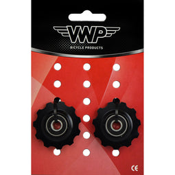 VWP Set derailleurwieltjes 11t. PUL-110 Chromo lagers