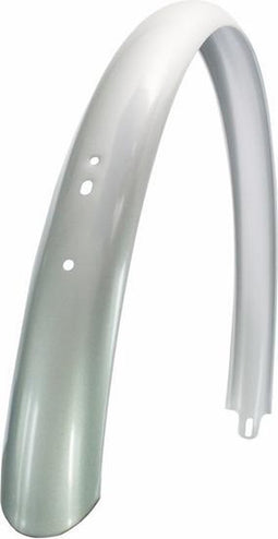 Vwp Spatbord Achter Transport Urban 28 Inch Zilver Lang