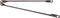 Vwp Spatbordstang Staal 28 Inch Metallic-bruin