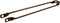 Vwp Spatbordstang Staal 28 Inch Metallic-bruin