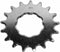 Vwp Tandwiel Opsteek 17t 1/2 X 3/32 Inch Plat Zilver