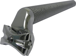 Vwp Zadelpen Vast 31,6 X 350 Mm Carbon Zilver