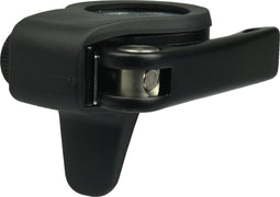 VWP Zadelpenklem m/snelspanner 31.8 m/rubber stofkap zwart