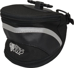 Vwp Zadeltas luxe l nylon met kliksluiting zwart