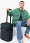 Eastpak TRANVERZ XXS - Reiskoffer Handbagage 45 x 32 x 20 cm - Waterbestendig - Triple Denim