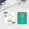 Giftmas Kerstkaarten - Wenskaarten - 52 Stuks - Met Enveloppen en Stickers - Nieuwjaarskaarten - 10x10cm