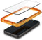 Spigen AGL06906 - AlignMaster Full Cover Glass - 9H gehard glas - Zwart (2 stuks)