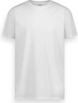 LEBASQ Miles' T-shirt - 3 pack - Crew Neck - Extra lang - Wit - L (3-pack)