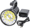 Imalent MS12 Mini C LED-zaklamp met 65.000 lumen, 1.036 meter bereik, koelwit, drie ventilatoren, met handvat