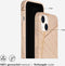 Selencia iPhone 13 - Backcover - 100% gerecycled - Earth Leaf Beige