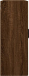 vidaXL - Hangkast - 69,5x34x90 - cm - bruin - eikenkleur