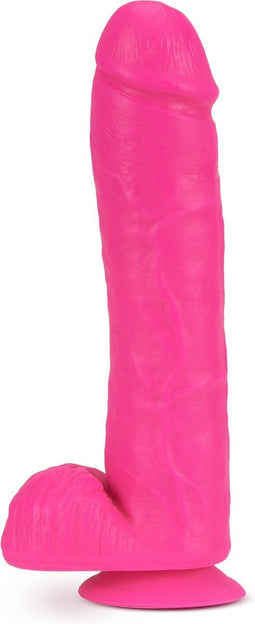 Neo 11 inch dual Density dildo neon roze