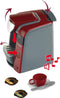 Klein Toys Bosch Tassimo koffiemachine - Koffiezetapparaat met geluidseffecten - 20x16x20 cm - Rood Grijs (2 koffiepads)