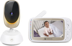 Motorola Nursery VM85 Connect - Babyfoon met Camera - 720p HD - Nachtlampje en Terugspreekfunctie