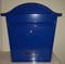 Perel Brievenbus Paris - Wandbrievenbus - Naamplaatje 2 sleutels - Blauw