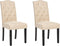 Set van 2 eetkamerstoelen SHIRLEY Beige