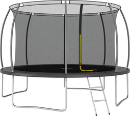 Trampolineset rond 150 kg 366x80 cm