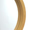 vidaXL - Wandspiegel - met - band - Ø - 45 - cm - goudkleurig