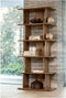 vakkenkast Fernandez met open vakken 85x40x195 cm