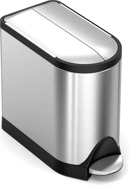 Simplehuman Butterfly - Prullenbak - 10 liter - RVS