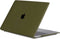 Lunso Geschikt voor MacBook Pro 13 inch M1/M2 (2020-2022) cover hoes - case - Sand Army Green