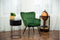 Feel Home - Fauteuil - Vincenza - Donkergroen