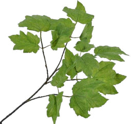 Silk-ka Kunstbloem-Zijden Bloem Bladtak Zijde Groen 81 cm
