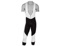 Northwave Evolution - Fietsbroek lang Z4 - Heren met bretels - Zwart met wit (XXL)