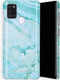 Selencia Hoesje Geschikt voor Samsung Galaxy A21s Hoesje - Selencia Maya Fashion Backcover - Turquoise